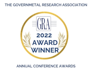 THE GOVERNMETAL RESEARCH ASSOCIATION ANNUAL CONFERENCE AWARDS