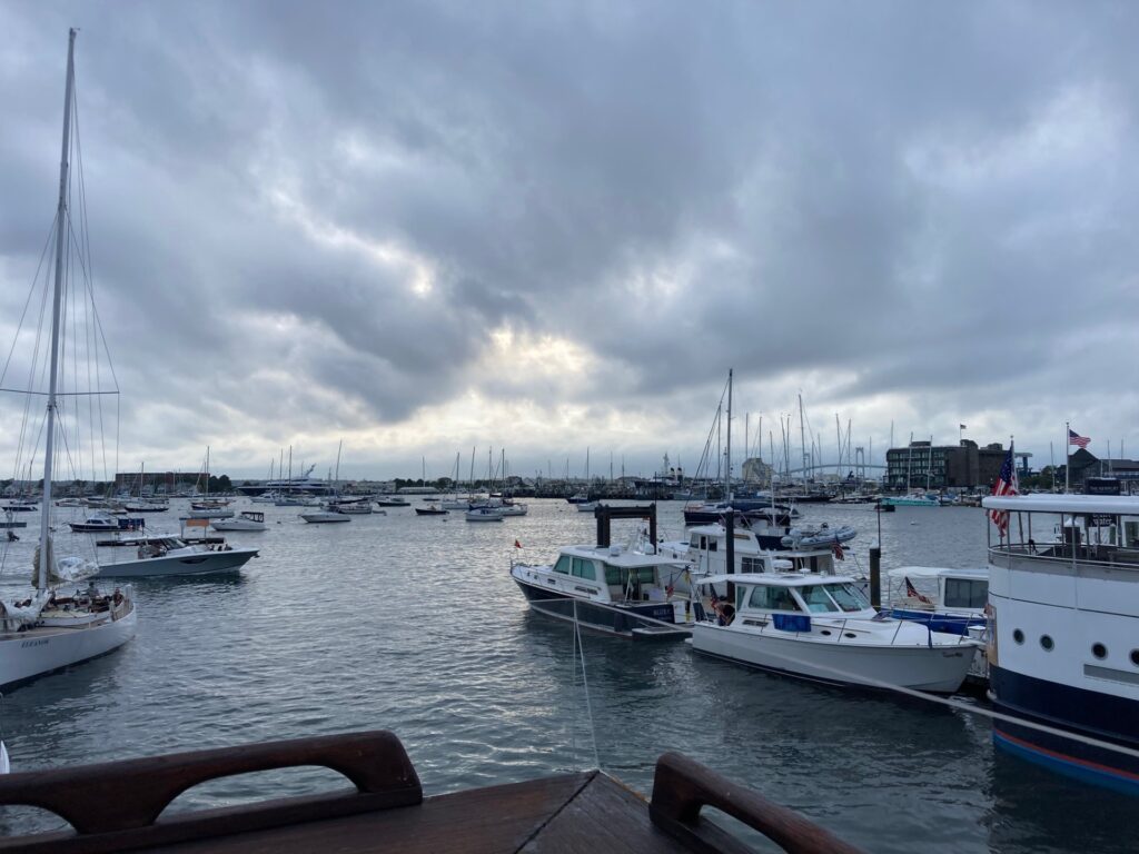 Newport Harbor twilight